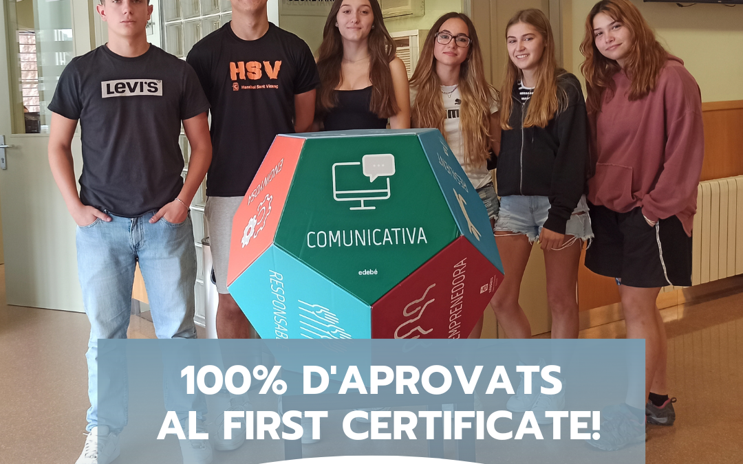 100% d’aprovats al First Certificate!