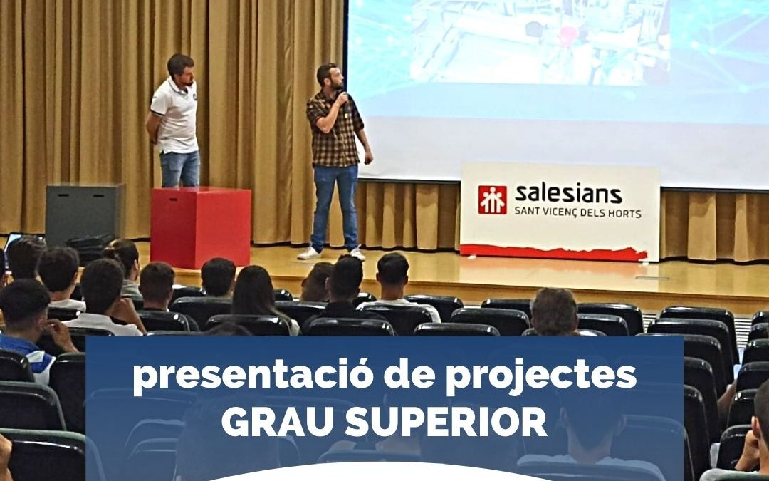 L’alumnat de Grau Superior presenta els seus projectes finals