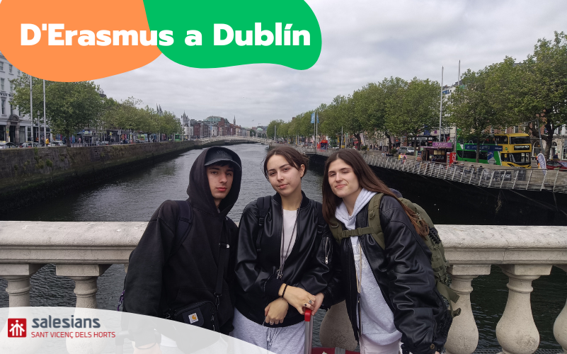 El Carlos, la Gisela i la Vinyet son a Dublin amb Erasmus!